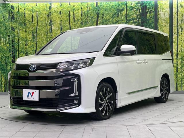 ノア ハイブリッドＳ－Ｚ　両側電動スライドドア　両側電動スライドドア　純正エアロ　純正１０．５型ナビ　後席モニター　バックカメラ　衝突警報装置　レーダークルーズコントロール　禁煙車　パワーバックドア　ハーフレ（37枚目）