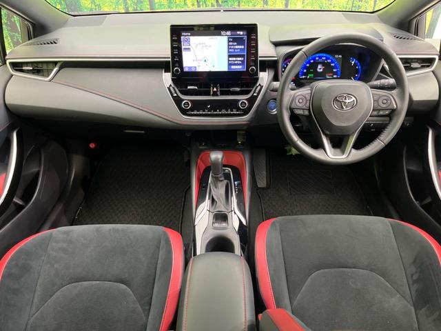 カローラスポーツ ハイブリッドＧ　Ｚ　モデリスタフルエアロ　衝突軽減装置　禁煙車　９型純正ナビ　レーダークルーズ　バックカメラ　ＥＴＣ　Ｂｌｕｅｔｏｏｔｈ　フルセグ　ドライブレコーダー　シートヒーター　ハーフレザーシート（2枚目）