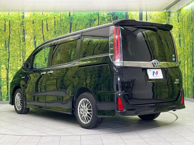 ノア ハイブリッドＳｉ　ダブルバイビーＩＩ　後席モニタ　両側電動スライドドア　衝突軽減装置　純正９インチナビ　バックカメラ　ＥＴＣ　Ｂｌｕｅｔｏｏｔｈ　フルセグ　ハーフレザーシート　ＬＥＤヘッドライト　ＬＥＤフロントフォグ　クリアランスソナー（27枚目）