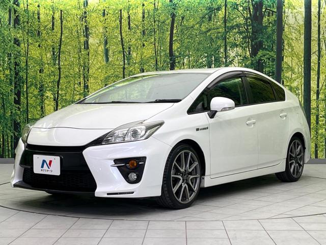 プリウス Ｓツーリングセレクション・Ｇ’ｓ　禁煙車　ＳＤナビ　バックカメラ　ＥＴＣ　Ｂｌｕｅｔｏｏｔｈ　フルセグ　スマートキー　ＨＩＤヘッドライト　クルーズコントロール　オートライト　オートエアコン　革巻きステアリング　ステアリングスイッチ（25枚目）