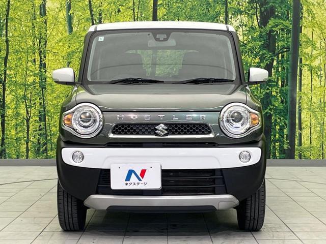 ハスラー Jスタイル 純正ナビ 衝突軽減装置 禁煙車 シートヒーター スマートキー HIDヘッド ETC オートライト オートエアコン Bluetooth再生 フルセグ CD/DVD再生 革巻ハンドル(14枚目)