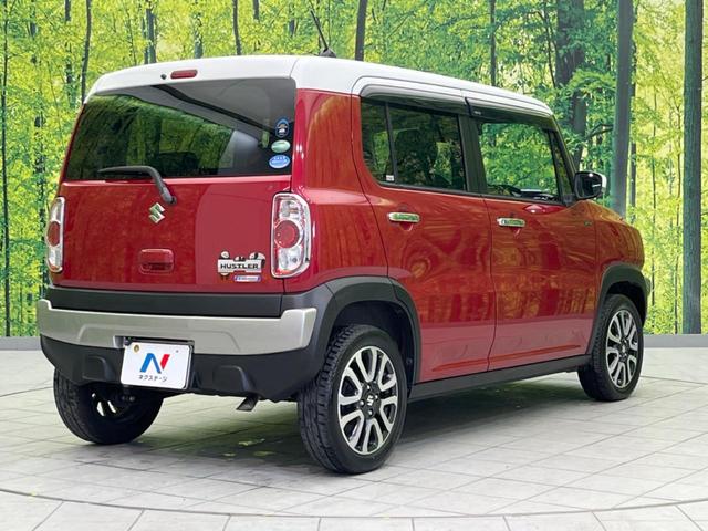 ハスラー ＪスタイルＩＩターボ　衝突軽減　ＳＤナビ　バックカメラ　ＥＴＣ　ドラレコ　Ｂｌｕｅｔｏｏｔｈ　スマートキー　シートヒーター　革巻きハンドル　ステアリングスイッチ　ＨＩＤヘッド　純正１５インチＡＷ　車線逸脱警報（17枚目）
