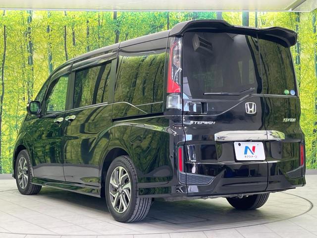 ステップワゴンスパーダ スパーダ　ホンダセンシング　後席モニター　両側電動スライドドア　衝突軽減装置　禁煙車　純正９インチナビ　アダプティブクルーズコントロール　ＥＴＣ　Ｂｌｕｅｔｏｏｔｈ　フルセグ　ドライブレコーダー　スマートキー　ＬＥＤヘッドライト（28枚目）