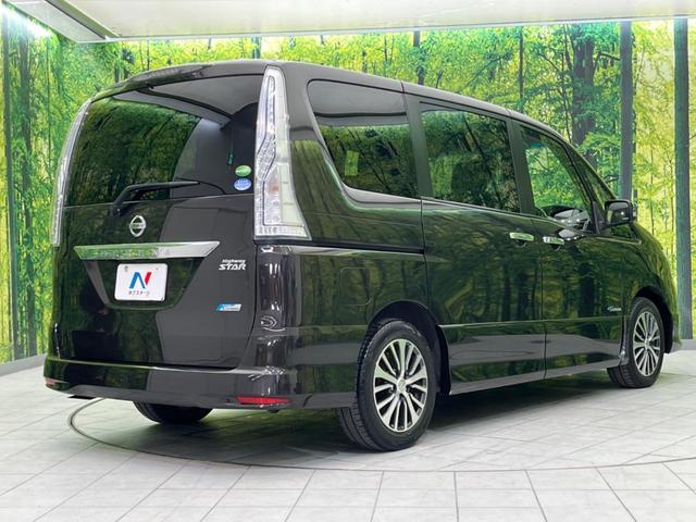 セレナ ハイウェイスター S-ハイブリッド 両側電動ドア 純正SDナビ 後席モニター バックカメラ 衝突被害軽減システム 禁煙車 スマートキー LEDヘッド ビルトインETC クルコン 純正16インチアルミ 車線逸脱警報 オートライト(25枚目)