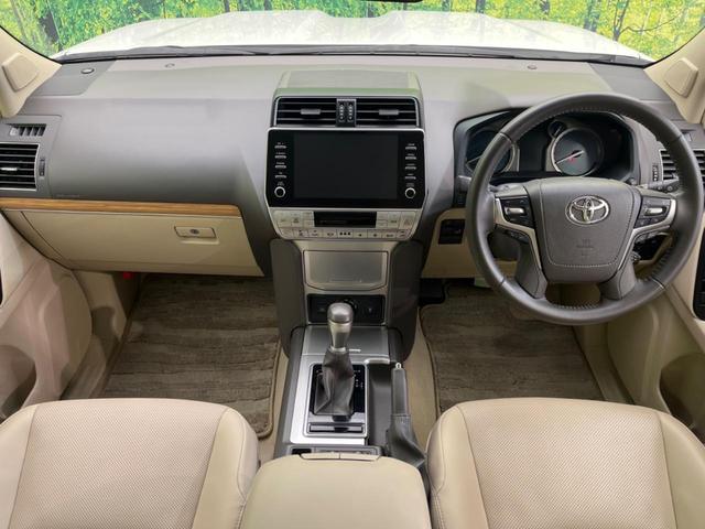 ランドクルーザープラド ＴＸ　Ｌパッケージ　マットブラックエディション　４ＷＤ　サンルーフ　メーカー９インチナビ　衝突軽減装置　全周囲カメラ　レーダークルーズコントロール　ＥＴＣ　Ｂｌｕｅｔｏｏｔｈ　シートベンチレーション　ドライブレコーダー　パワーシート（2枚目）