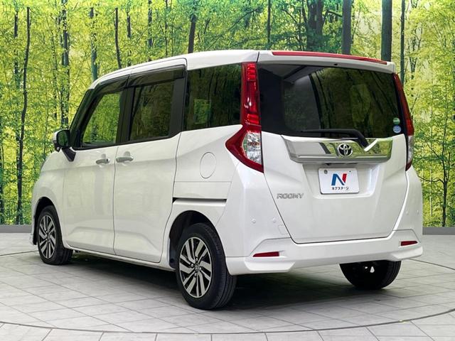 ルーミー カスタムＧ　エアロ　両側電動スライドドア　純正ナビ　バックカメラ　衝突軽減装置　禁煙車　ドラレコ　コーナーセンサー　レーンキープ　スマートキー　ＬＥＤヘッド　クルコン　オートマチックハイビーム（28枚目）