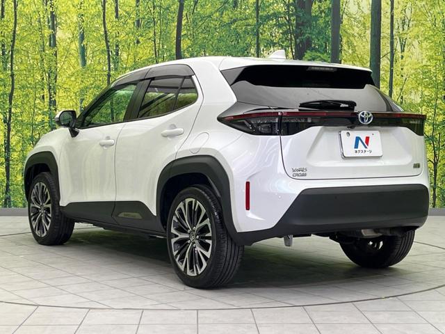 ヤリスクロス ハイブリッドＺ　衝突軽減装置　禁煙車　純正ディスプレイオーディオ　全周囲カメラ　レーダークルーズ　ＥＴＣ　Ｂｌｕｅｔｏｏｔｈ　フルセグ　ドライブレコーダー　シートヒーター　パワーシート　ハーフレザーシート（31枚目）