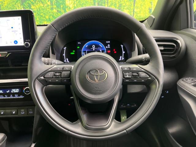 ヤリスクロス ハイブリッドＺ　ディスプレイオーディオ　バックカメラ　衝突軽減　レーダークルーズ　ハーフレザーシート　シートヒーター　コーナーセンサー　スマートキー　ＬＥＤヘッド　ＥＴＣ　オートマチックハイビーム　オートライト（11枚目）