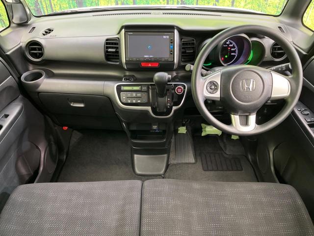 N-BOX G・Lパッケージ 電動スライドドア 純正SDナビ バックカメラ 禁煙車 スマートキー ETC オートエアコン Bluetooth CD 地デジ ベンチシート プライバシーガラス(2枚目)