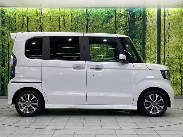 Ｎ－ＢＯＸカスタム Ｌ　両側電動ドア　ＳＤナビ　バックカメラ　衝突被害軽減システム　禁煙車　シートヒーター　コーナーセンサー　スマートキー　ＬＥＤヘッド　ビルトインＥＴＣ　純正１４インチアルミ　オートハイビーム（35枚目）