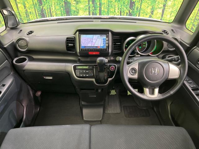 N-BOX G SSパッケージ 両側電動ドア 純正SDナビ バックカメラ 禁煙車 スマートキー HIDヘッド ETC 純正14インチアルミ オートライト オートエアコン Bluetooth CD DVD再生 フルセグ(2枚目)
