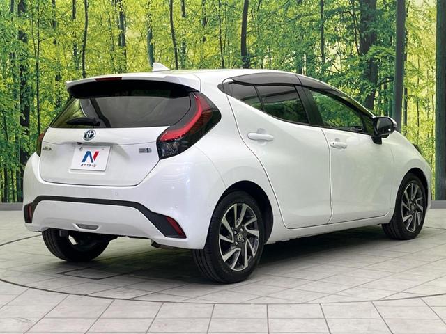 アクア Z 衝突軽減装置 禁煙車 純正10.5インチナビ 全周囲カメラ レーダークルーズコントロール ETC2.0 Bluetooth フルセグ スマートキー シートヒーター ハーフレザーシート LEDヘッド(17枚目)