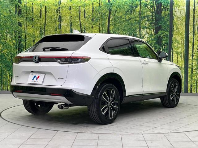 ヴェゼル ｅ：ＨＥＶ　Ｚ　純正９インチナビ　衝突軽減装置　禁煙車　バックカメラ　ブラインドスポットモニター　レーダークルーズコントロール　パワーバックドア　ＥＴＣ　Ｂｌｕｅｔｏｏｔｈ　フルセグ　シートヒーター　ドラレコ（17枚目）