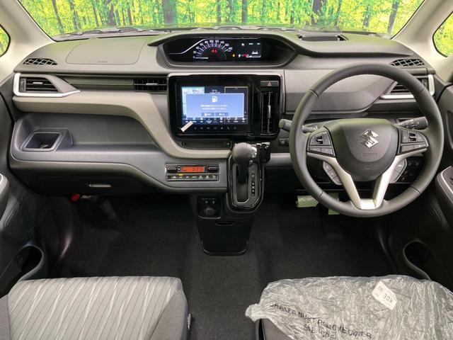 ソリオ ハイブリッドＭＺ　登録済未使用車　メーカー９インチナビ　両側電動スライド　全周囲カメラ　ブラインドスポットモニター　レーダークルーズコントロール　ステアリングスイッチ　ＬＥＤヘッドライト　スマートキー　コーナーセンサー（2枚目）