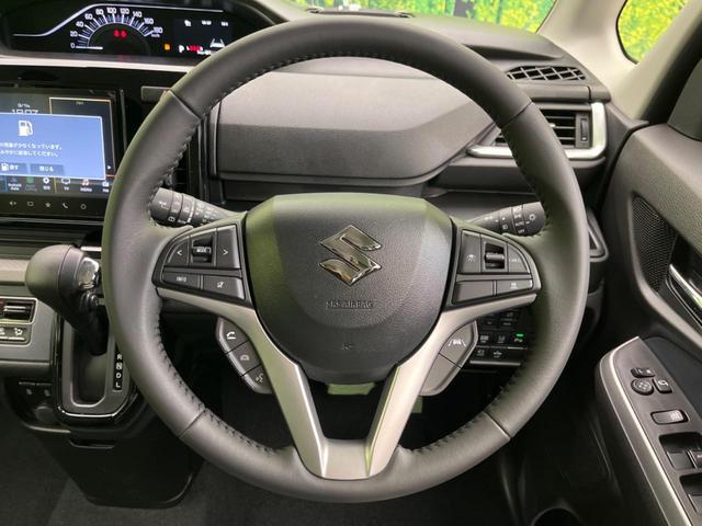 ソリオ ハイブリッドＭＺ　登録済未使用車　メーカー９インチナビ　両側電動スライド　全周囲カメラ　ブラインドスポットモニター　レーダークルーズコントロール　ステアリングスイッチ　ＬＥＤヘッドライト　スマートキー　コーナーセンサー（11枚目）