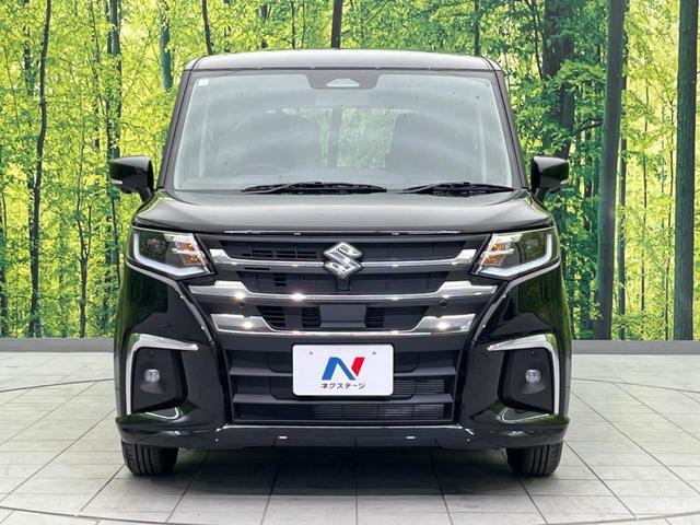 ソリオ ハイブリッドＭＺ　登録済未使用車　メーカー９インチナビ　両側電動スライド　全周囲カメラ　ブラインドスポットモニター　レーダークルーズコントロール　ステアリングスイッチ　ＬＥＤヘッドライト　スマートキー　コーナーセンサー（14枚目）