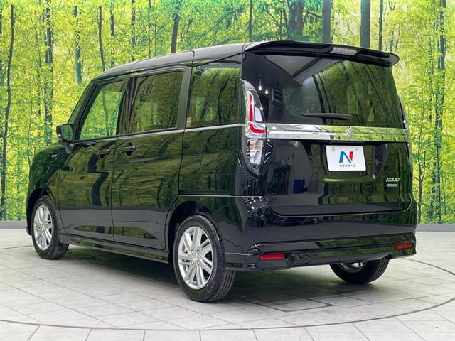 ソリオ ハイブリッドＭＺ　登録済未使用車　メーカー９インチナビ　両側電動スライド　全周囲カメラ　ブラインドスポットモニター　レーダークルーズコントロール　ステアリングスイッチ　ＬＥＤヘッドライト　スマートキー　コーナーセンサー（28枚目）