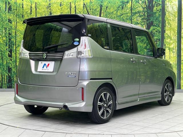 ソリオバンディット ハイブリッドMV 電動スライド 衝突軽減 純正SDナビ バックカメラ 禁煙車 レーダークルーズ パドルシフト ETC LEDヘッド レーンアシスト クリアランスソナー スマートキー オートエアコン CD(17枚目)