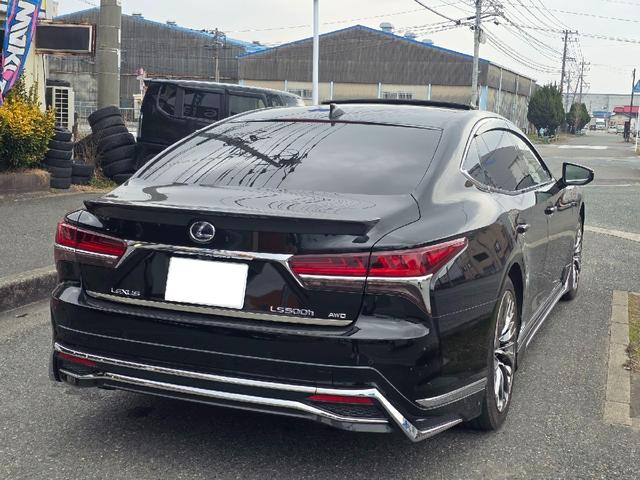 LS LS500h エグゼクティブ モデリスタエアロF.S.R トランクスポイラー サンルーフ マークレビンソン リアエンターテイメント パワートランク デジタルインナーミラー ETC2.0 HUD フルセグTV 全方位モニター(8枚目)