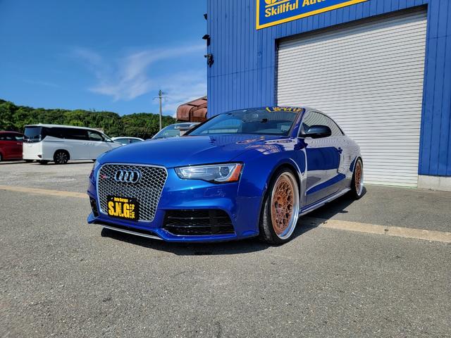 ＲＳ５ 白革　ローダウン　ニュートレイル２０インチ鍛造ホイール（4枚目）