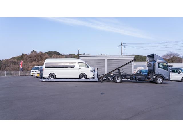 エルフトラック ＳＥカスタム　純正メッキパーツ　極東フラトップ・２．８５ｔ積・ラジコン・バックカメラ・ウィンチ・坂道発進補助装置・左右電格ミラー・ＥＴＣ・スマートキー・横あおり開閉・車両固縛装置・社外デジタルインナーミラー・フォグＬＥＤ・風防（50枚目）