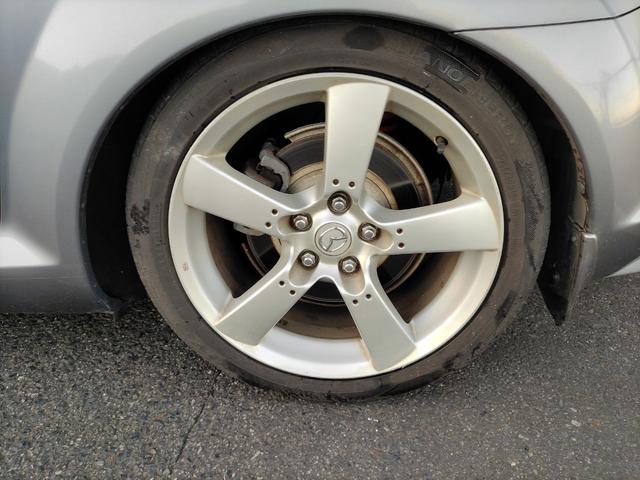 ＲＸ－８ タイプＥ　パドルシフト　黒内装革シート　キーレス　車高調　ＥＴＣ　スペアタイヤ　ＳＥ３Ｐ前期（8枚目）