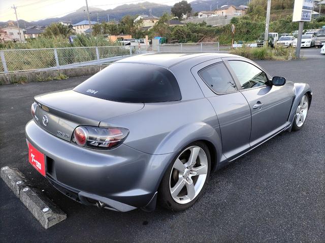 ＲＸ－８ タイプＥ　パドルシフト　黒内装革シート　キーレス　車高調　ＥＴＣ　スペアタイヤ　ＳＥ３Ｐ前期（14枚目）