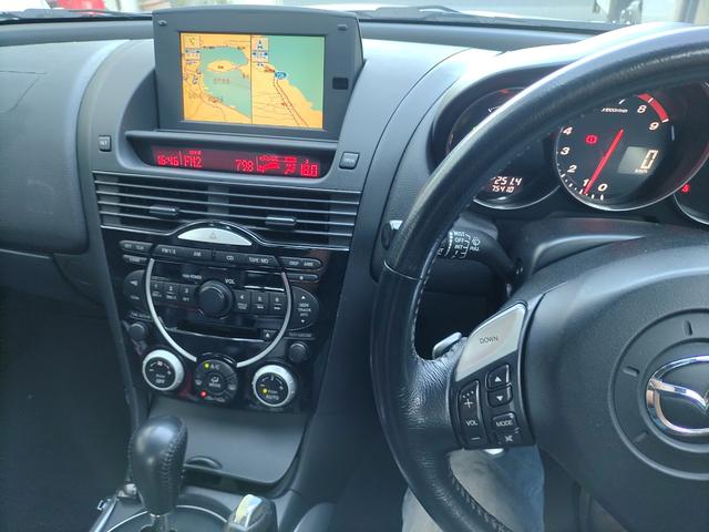 ＲＸ－８ タイプＥ　パドルシフト　黒内装革シート　キーレス　車高調　ＥＴＣ　スペアタイヤ　ＳＥ３Ｐ前期（21枚目）