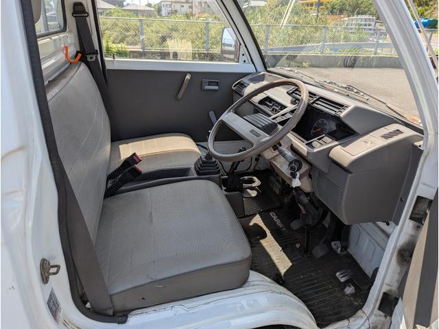 キャリイトラック 　一方開　　１０インチアルミホイールタイヤ新品　ローダウン　丸目２灯　１０吋旧車　車検令和９年３月　ＤＡ５１Ｔ（16枚目）