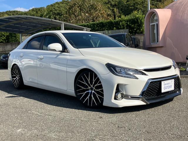 マークＸ ２５０Ｇ　リラックスセレクション・ブラックリミテッド　エアロ　ナビ　フルセグ　Ｂカメラ　Ｂトゥース　ＤＶＤ　１９インチ　車高調　ＨＩＤライト　ＬＥＤフォグ　ＬＥＤテール　ＥＴＣ　スマートキー　前席パワーシート　コンビハンドル　リアフィルム　オートライト（9枚目）