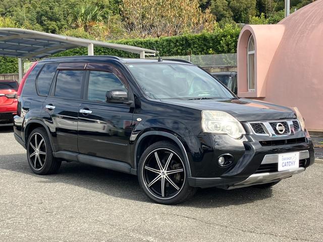 エクストレイル 20X 後期 ナビ フルセグ Bカメラ Bトゥース DVD ETC 19インチ インテリキー 全席シートヒーター 外2本出しマフラー 前後ガーニッシュ ステアリモコン TV走行中視聴可能(9枚目)