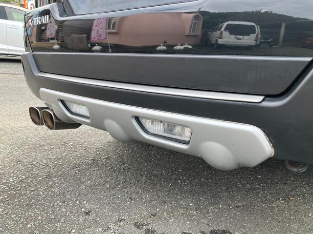 エクストレイル 20X 後期 ナビ フルセグ Bカメラ Bトゥース DVD ETC 19インチ インテリキー 全席シートヒーター 外2本出しマフラー 前後ガーニッシュ ステアリモコン TV走行中視聴可能(20枚目)