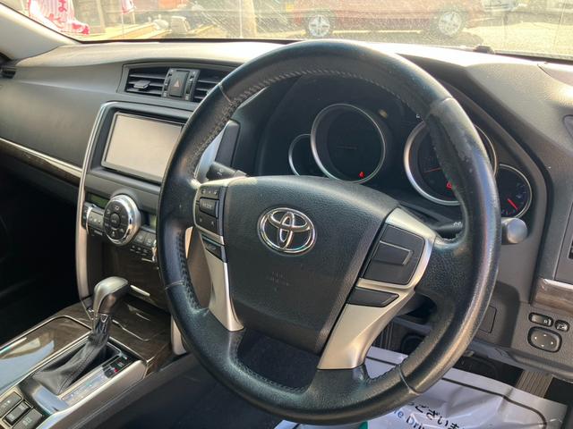 マークX 250G 中期 エアロ ナビ フルセグ Bカメラ Bトゥース DVD HIDライト LEDフォグ ドラレコ 19インチ 車高調 スマートキー2個 ETC パワーシート ステアリモコン リアフィルム 禁煙車(26枚目)