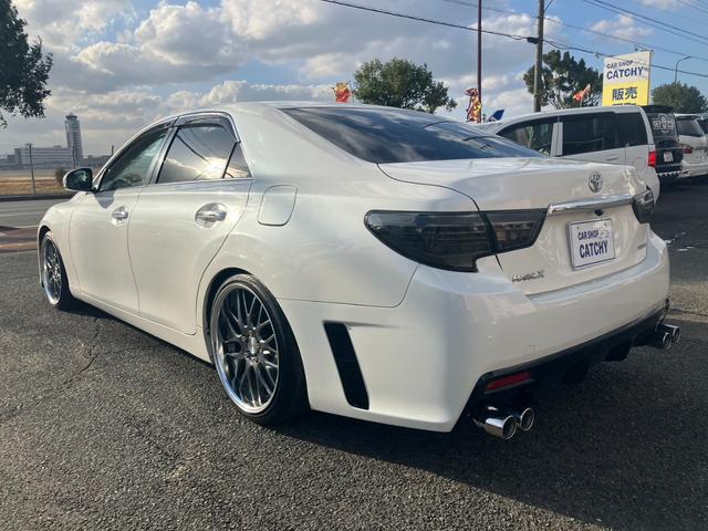 マークＸ ２５０Ｇ　リラックスセレクション・ブラックリミテッド　エアロ　ナビ　フルセグ　Ｂカメラ　Ｂトゥース　ＤＶＤ　ＨＩＤライト　ＬＥＤフォグ　前後ドラレコ　スマートキー２個　ＥＴＣ　１９インチ　車高調　前席Ｐシート　ステアリモコン　リアフィルム　禁煙車（5枚目）