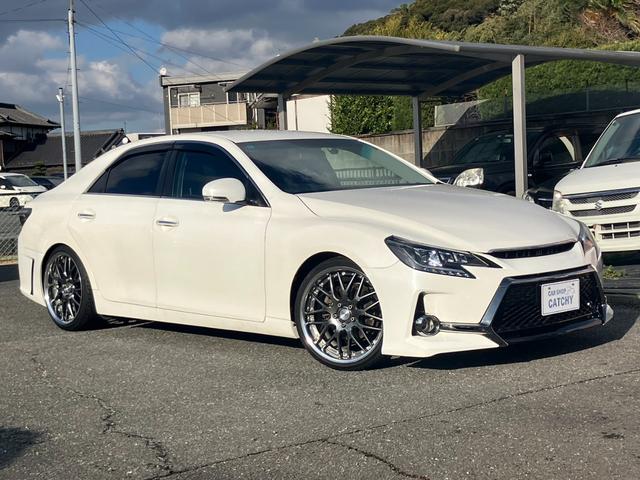 マークＸ ２５０Ｇ　リラックスセレクション・ブラックリミテッド　エアロ　ナビ　フルセグ　Ｂカメラ　Ｂトゥース　ＤＶＤ　ＨＩＤライト　ＬＥＤフォグ　前後ドラレコ　スマートキー２個　ＥＴＣ　１９インチ　車高調　前席Ｐシート　ステアリモコン　リアフィルム　禁煙車（9枚目）