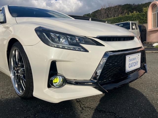 マークＸ ２５０Ｇ　リラックスセレクション・ブラックリミテッド　エアロ　ナビ　フルセグ　Ｂカメラ　Ｂトゥース　ＤＶＤ　ＨＩＤライト　ＬＥＤフォグ　前後ドラレコ　スマートキー２個　ＥＴＣ　１９インチ　車高調　前席Ｐシート　ステアリモコン　リアフィルム　禁煙車（22枚目）