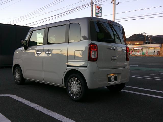 ワゴンＲスマイル ハイブリッドＸ　届出済未使用車　スズキセーフティーサポート　両側パワースライドドア　ＬＥＤヘッドライト／フォグライト　クルーズコントロール　シートヒーター　コーナーセンサ―　６スピーカー　メッキドアハンドル（3枚目）