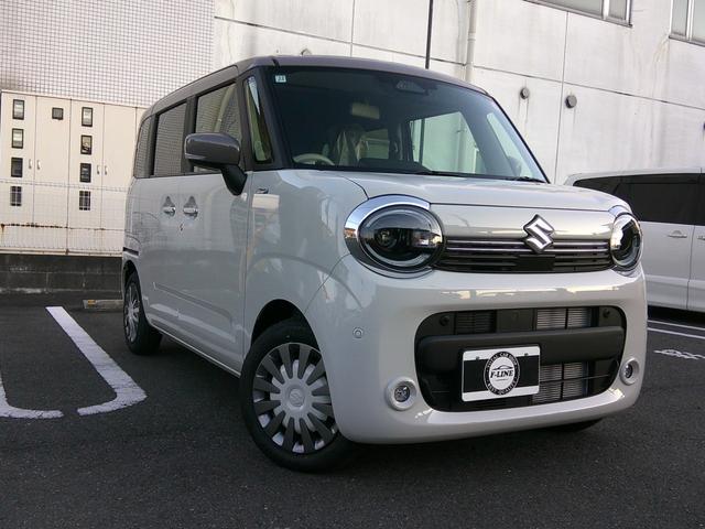ワゴンＲスマイル ハイブリッドＸ　届出済未使用車　スズキセーフティーサポート　両側パワースライドドア　ＬＥＤヘッドライト／フォグライト　クルーズコントロール　シートヒーター　コーナーセンサ―　６スピーカー　メッキドアハンドル（7枚目）