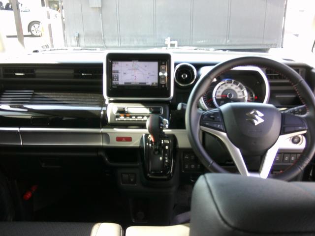 スペーシアカスタム ハイブリッドXS 両側パワースライドドア 社外ナビ フルセグTV バックカメラ ETC ドライブレコーダー ブルートゥース シートヒーター オートライト オートエアコン アイドリングストップ(6枚目)