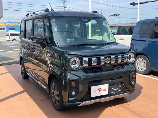 スペーシアギア ハイブリッドＸＺ　両側電動スライドドア　クリアランスソナー　オートクルーズコントロール　レーンアシスト　衝突被害軽減システム　オートライト　ＬＥＤヘッドランプ　ヘッドライトウォッシャー　スマートキー（13枚目）