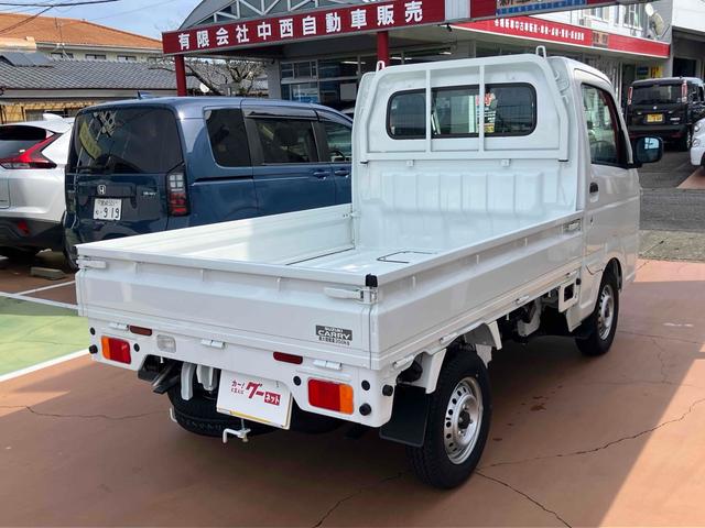 キャリイトラック KCエアコン・パワステ 4WD 軽トラック MT 衝突被害軽減システム クリアランスソナー レーンアシスト アイドリングストップ オートライト ESC エアコン パワーウィンドウ(18枚目)