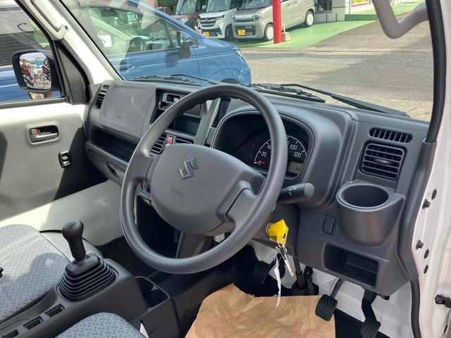 キャリイトラック KCエアコン・パワステ 4WD 軽トラック MT 衝突被害軽減システム クリアランスソナー レーンアシスト アイドリングストップ オートライト ESC エアコン パワーウィンドウ(58枚目)