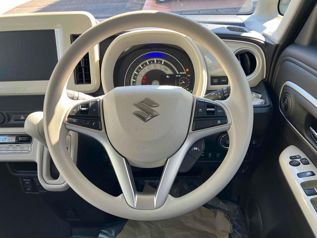 ワゴンＲスマイル ハイブリッドＸ　両側電動スライドドア　クリアランスソナー　オートクルーズコントロール　レーンアシスト　衝突被害軽減システム　オートライト　ＬＥＤヘッドランプ　スマートキー　アイドリングストップ　電動格納ミラー（3枚目）