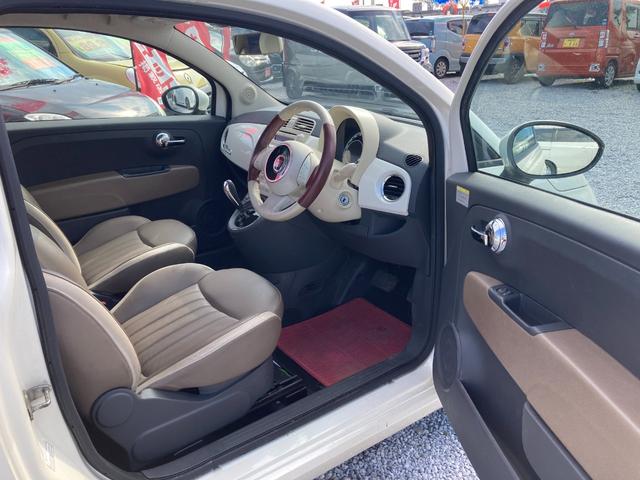 500 ツインエア ポップ ステアリングリモコン ECO フォグランプ エアバッグ キーレス 純正オーディオ CD MP3 FM/AM 盗難防止システム 電動格納ミラー(32枚目)