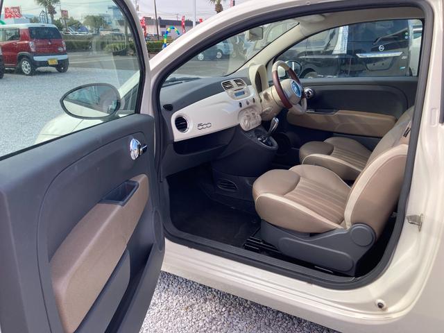 500 ツインエア ポップ ステアリングリモコン ECO フォグランプ エアバッグ キーレス 純正オーディオ CD MP3 FM/AM 盗難防止システム 電動格納ミラー(51枚目)