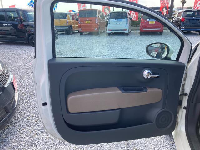 500 ツインエア ポップ ステアリングリモコン ECO フォグランプ エアバッグ キーレス 純正オーディオ CD MP3 FM/AM 盗難防止システム 電動格納ミラー(52枚目)