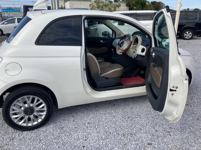 500 ツインエア ポップ ステアリングリモコン ECO フォグランプ エアバッグ キーレス 純正オーディオ CD MP3 FM/AM 盗難防止システム 電動格納ミラー(67枚目)