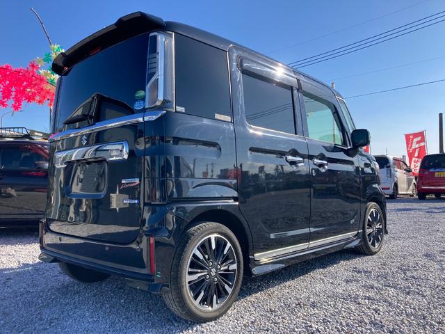 スペーシアカスタム ハイブリッドXSターボ 両側Pスライドドア スマートキー キーレス Pスタート ETC Bカメラ 衝突安全ボディ シートヒーター 横滑り防止 フルセグ アルパインナビ Bluetooth ステリモ アイドリングストップ(12枚目)