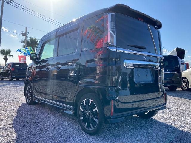 スペーシアカスタム ハイブリッドXSターボ 両側Pスライドドア スマートキー キーレス Pスタート ETC Bカメラ 衝突安全ボディ シートヒーター 横滑り防止 フルセグ アルパインナビ Bluetooth ステリモ アイドリングストップ(13枚目)