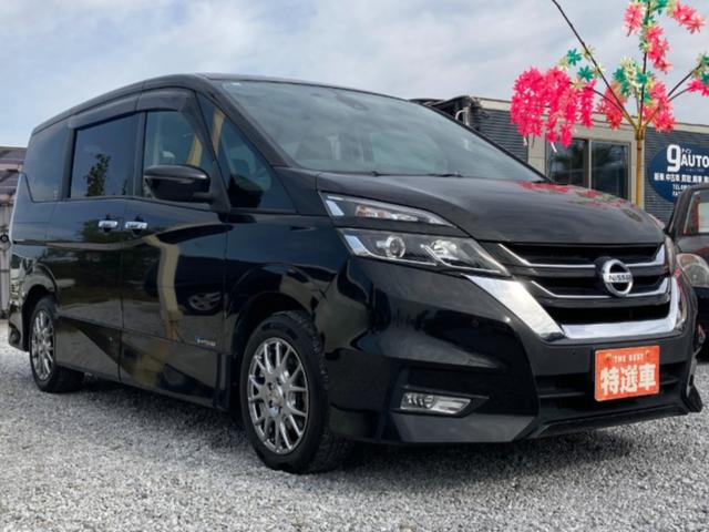 セレナ ハイウェイスター プロパイロットエディション プロパイロット セキュリティアラーム 衝突安全ボディ ECO 両側電動Pスラ ETC Bカメラ キーレス Pスタート フルセグ ナビ Bluetooth DVD FM/AM フォグ 検R9年12月迄(9枚目)